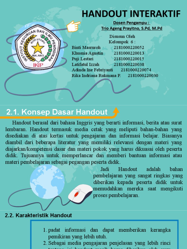 Panduan Penyusunan Handout Pembelajaran | PDF