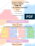 Factores de Virulencia Streptococcus