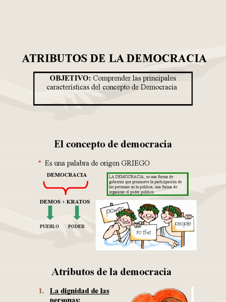 Atributos Esenciales de la Democracia | PDF | Política