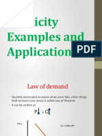 Demand and Supply Elasticity and Its Applications