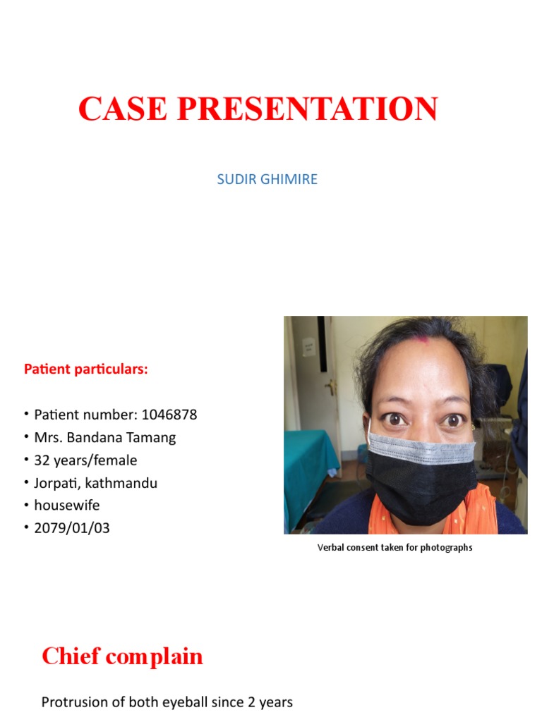 Thyroid Eye Disease Case Study | PDF | Human Eye | Medical Specialties