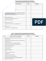 Ceklist Tahapan Survey