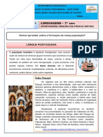 01 - Linguagens - 7º Ano - Caderno 02