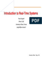 Introduction To Real-Time Systems: Frank Singhoff Office C-202 University of Brest, France Singhoff@