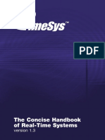 The Concise Handbook of Real-Time Systems