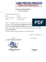 Surat Pernyataan Kesediaan Untuk Ditugaskan