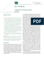 Anterior Cruciate Ligament Reconstruction: Principles of Treatment