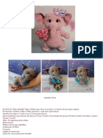 Título conciso e otimizado para  do documento de instruções para tricotar um urso de 23cm