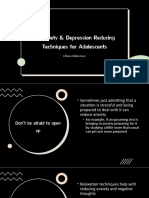 7 Anxiety & Depression Reducing Techniques For Adolescents