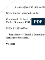 Livro o Adiantado Da Hora by Silva, Carlos Eduardo Lins Da