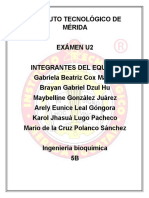 Evaluación U2 Fisicoquímica