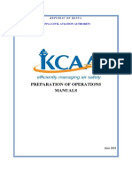 Caa-M-Ops022 Preparation of Operations Manuals