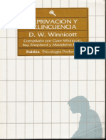142930095 16501435 Winnicott Donald Deprivacion y Delincuencia 1954 PDF