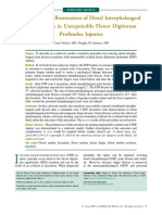 Tenodesis For Restoration of Distal Interphalangeal