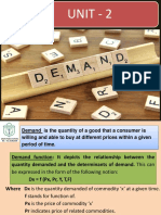 Demand and Elasticity of Demand