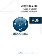 Installation and Use of SIMULIA CST Studio Suite Student Edition