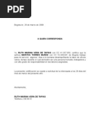 CERTIFICADO DE TRABAJO