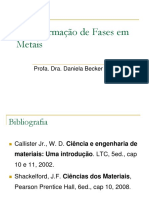 Transformação de Fases em Metais