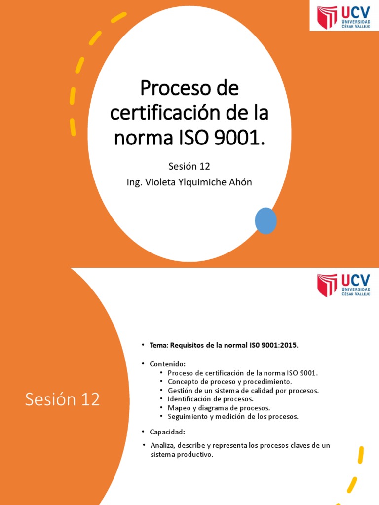 12.proceso de Certificación de La Norma ISO 9001 | PDF | Calidad ...
