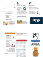 Triptico Recomendaciones Ante Sismos