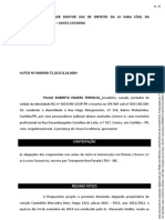 Contestação de acidente de trânsito