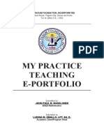 My Practice Teaching E-Portfolio: Ndc-Tagum Foundation, Incorporated