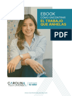 Carolina Tula Laverde - Ebook, Cómo Encontrar El Trabajo Que Anhelas