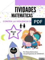 Cuaderno de Matematicas Proyecto Contra La Violencia de Genero Nivel 2