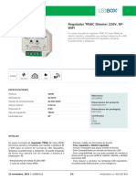 Regulador TRIAC Dimmer 220V, RF-WiFi