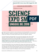 Soal Dan Pembahasan Olimpiade MIPA Science Expo SMA Unggul DEL 2018 (Matematika SMP HOTS)