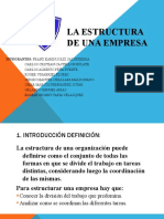 Estructura de Una Empresa