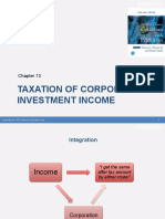 Taxation of Corporate Investment Income