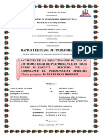 Rapport Adamon N. B. & Desmos Tosse