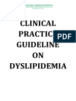 Clinical Practice Guideline On Dyslipidemia