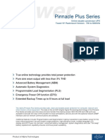 Pinnacle Plus Series: Online Double Conversion UPS Tower/19" Rackmount Version: 700 To 6000VA