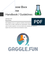 G G D B T: Handbook / Guidelines