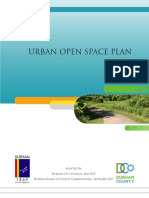 Urban Open Space Plan Adopted 2