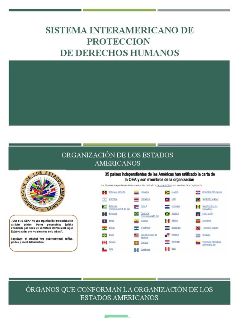 Sistema Interamericano de Derechos Humanos 2021 | PDF | Convenio ...