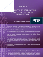 Introduction To International Business and The Rise of Globalization