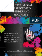 Political-Legal Perspective in Gender and Sexuality