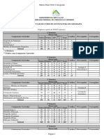 Geografia UFTM - Matriz Curricular