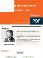 David Ausubel - Grupo 5