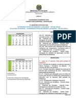 UFTM Calendário Acadêmico 2021.2