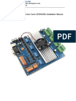 Installation Manual: Mach3 USB Motion Card (JDSW43B