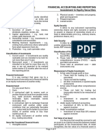 Notes - FAR - Investment in Equity Securitiessss