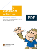 Activities Starters Worksheets