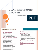 Topic 8: Economic Growth: Case & Fair (Ch. 31)