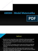 Teori Permainan dan Model Matematikanya