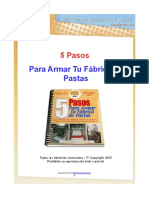 5 Pasos Para Armar Tu Fabrica de Pastas 2013