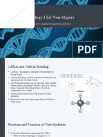 Biology I For Non-Majors: Module 3: Important Biological Macromolecules